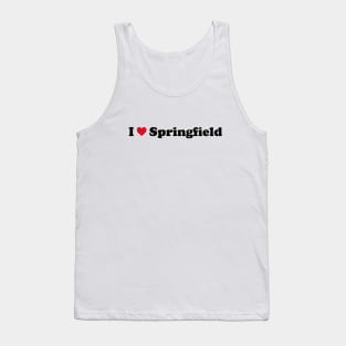 I Love Springfield Tank Top